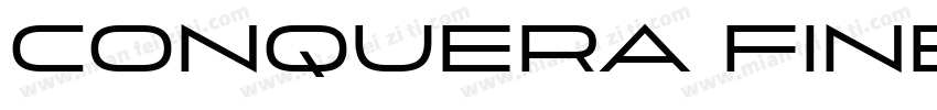 conquera fine字体转换